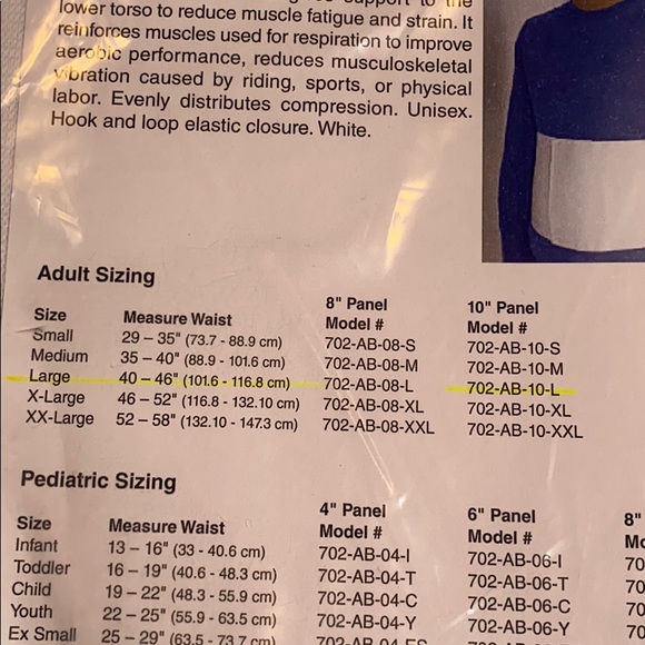 Bundle of 2 - RCAI Abdominal Binders - M & L - Picture 3 of 16
